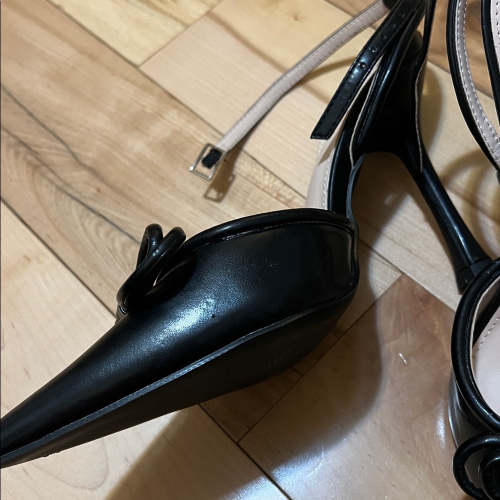 RAID Black Women's Heels with Bow Accent - Picture 14 of 17